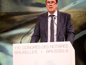 Me Philippe BOSSLER, Pdt Fe╠üde╠üration Royale Notariat Belge.jpg