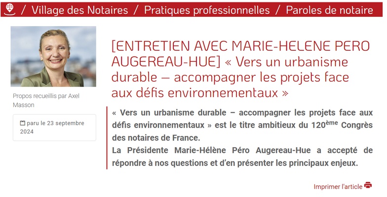 « Vers un urbanisme durable – accompagner les projets face aux défis environnementaux »